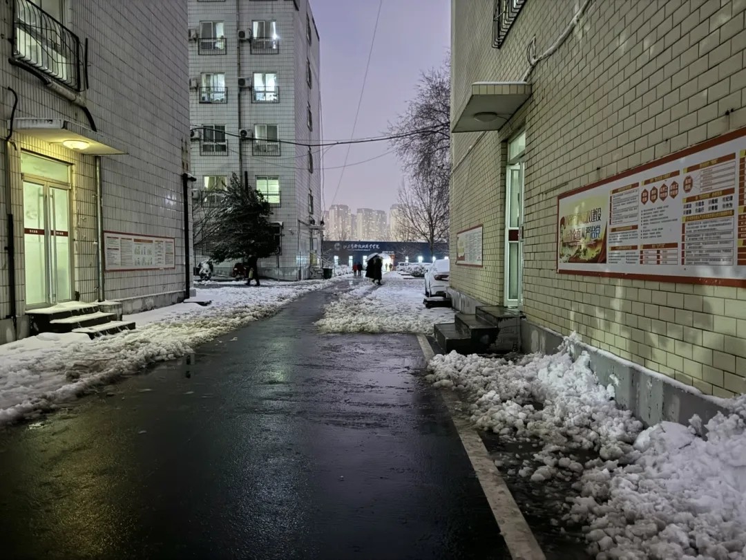 数字传媒学院自发组织志愿扫雪活动 第 3 张