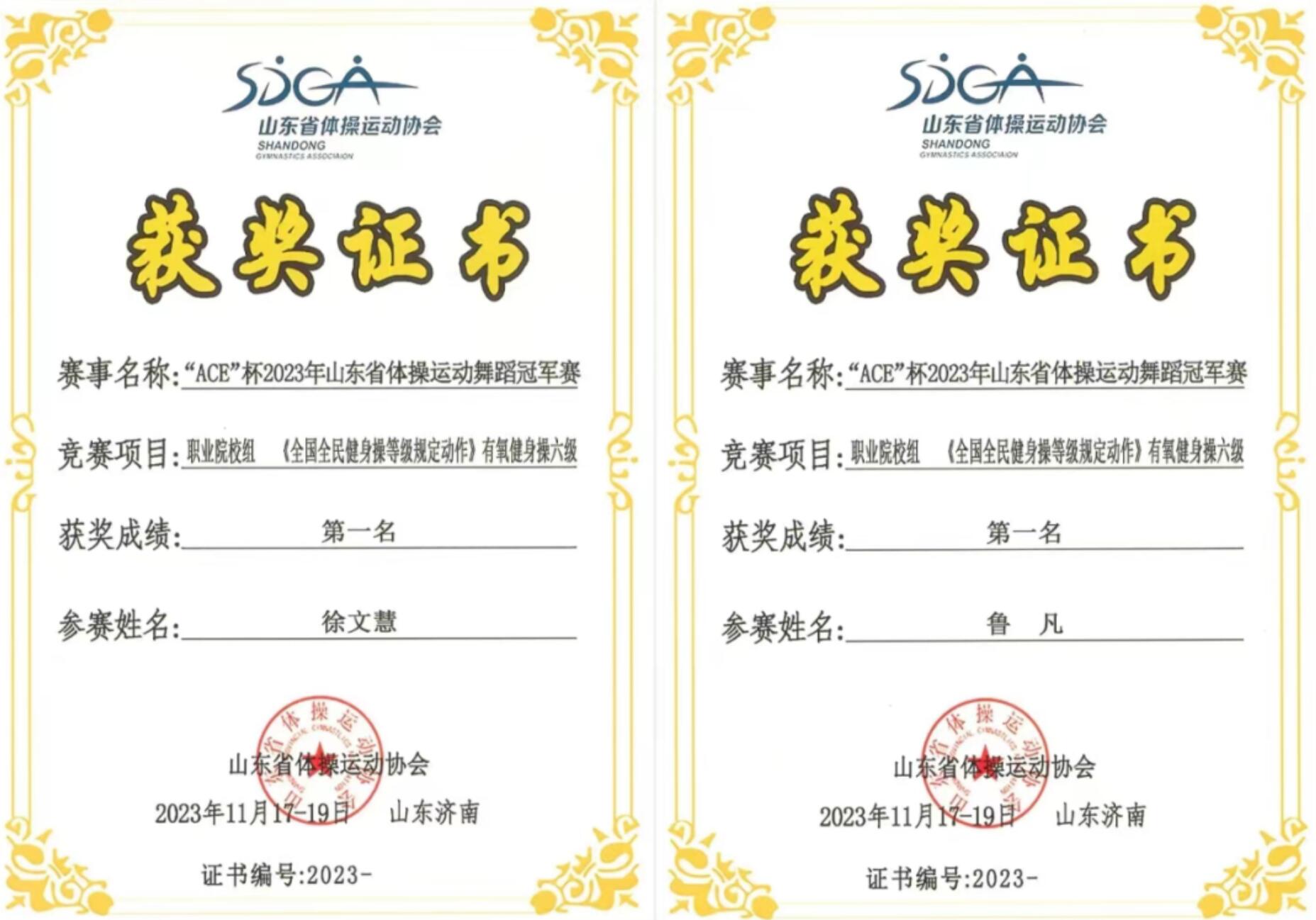 音乐舞蹈学院学子在“ACE”杯2023年山东省体操运动舞蹈冠军赛取得佳绩 第 5 张